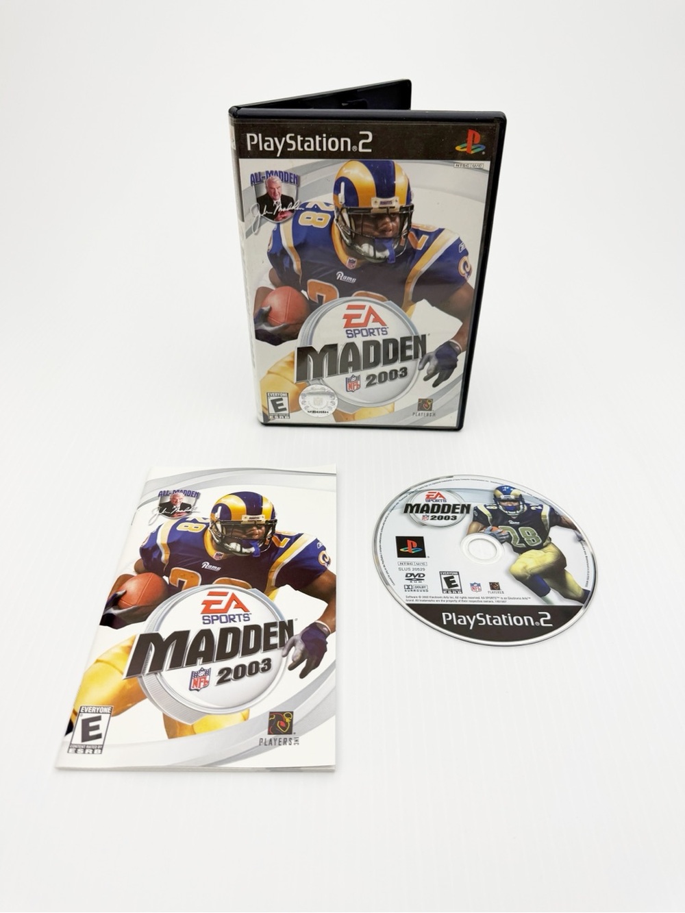 EA Sports Madden 2003 NFL Sports Video Game for Sony PlayStation 2 PS2 Complete